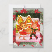 kerstfeestdag feestdagenkaart (Voorkant)