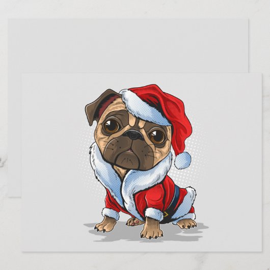 kerstfeestdag feestdagenkaart (Voorkant / Achterkant)