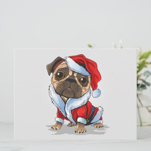 kerstfeestdag feestdagenkaart (Staand voorkant)