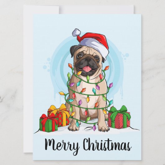 kerstfeestdag feestdagenkaart (Voorkant)