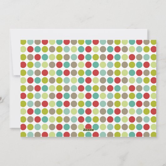 kerstfeestdag feestdagenkaart (Achterkant)