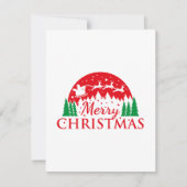 kerstfeestdag feestdagenkaart (Voorkant)