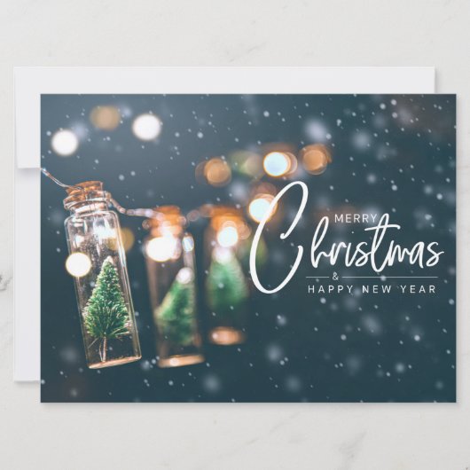 kerstfeestdag feestdagenkaart (Voorkant)