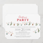 Kerstfeestdag: feestelijke feestdag kaart (Voorkant / Achterkant)