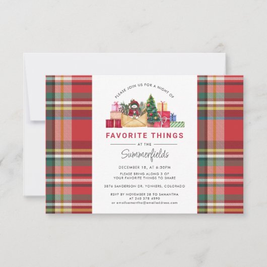 kerstfeestdag feestelijke feestdagen kaart (Voorkant)