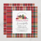 kerstfeestdag feestelijke feestdagen kaart (Voorkant / Achterkant)