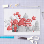 kerstfeestdag feestelijke gnomen tissuepapier (Craft)