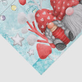 kerstfeestdag feestelijke gnomen tissuepapier (Detail)