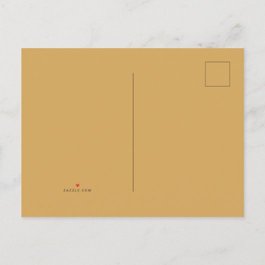 Kerstfeestdag feestelijke winter december uitnodiging briefkaart (Achterkant)