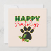 kerstfeestdag | Fijne feestdag voor honden (Voorkant)