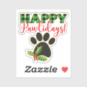 kerstfeestdag | Fijne feestdag voor Hondenliefhebb Sticker (Vel)