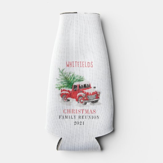 kerstfeestdag flesjeskoeler (Voorkant)