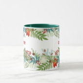 kerstfeestdag - Floral op maat Mok (Midden)