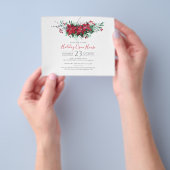 Kerstfeestdag - Florence-budget voor de Open House Flyer (Hand)