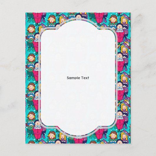 kerstfeestdag flyer (Achterkant)