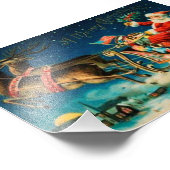  kerstfeestdag foto afdruk (Hoek)