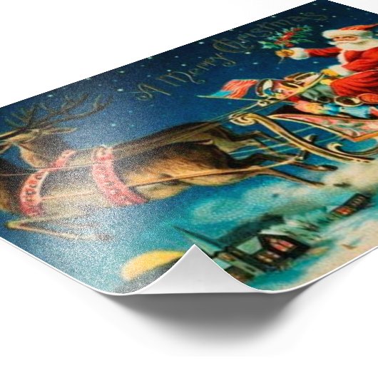  kerstfeestdag foto afdruk (Hoek)