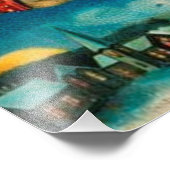  kerstfeestdag foto afdruk (Hoek)