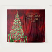 Kerstfeestdag Foto Booth Backdrop Wandkleed (Voorkant (horizontaal))