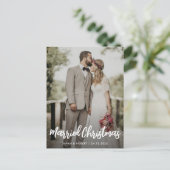 kerstfeestdag foto briefkaart (Staand voorkant)