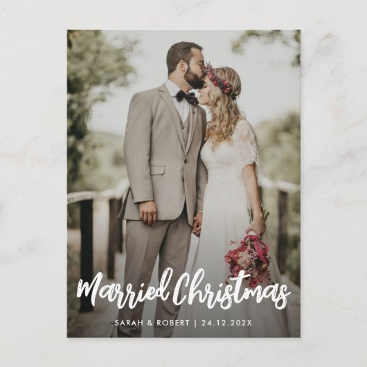 kerstfeestdag foto briefkaart (Voorkant)