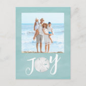 kerstfeestdag - Foto eenvoudig proefbudget Feestdagenkaart (Voorkant)