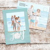 kerstfeestdag - Foto eenvoudig proefbudget Feestdagenkaart