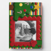 Kerstfeestdag Foto Lijst cadeau Fotoplaat (voorkant)