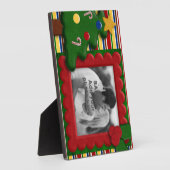 Kerstfeestdag Foto Lijst cadeau Fotoplaat (Zijkant)