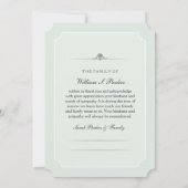 Kerstfeestdag Foto Memorial & Bedankt! Kaart (Achterkant)