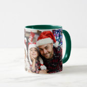 kerstfeestdag foto mok (Voorkant rechts)