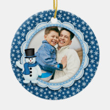 Kerstfeestdag - Foto van Frosty Snowflake