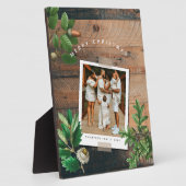  kerstfeestdag foto van Wood Acorn Fotoplaat (Zijkant)