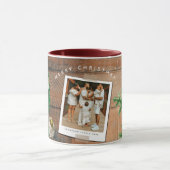  kerstfeestdag foto van Wood Acorn Mok (Midden)