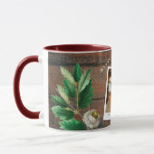  kerstfeestdag foto van Wood Acorn Mok (Links)