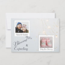 Kerstfeestdag Foto Zwangerschap Aankondiging