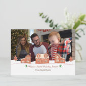 kerstfeestdag - Fotokaart Feestdagenkaart (Staand voorkant)