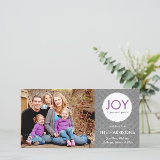 Kerstfeestdag - Fotokaart Feestdagenkaart (Staand voorkant)