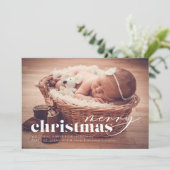 Kerstfeestdag — Fotokaart Feestdagenkaart (Staand voorkant)