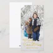 Kerstfeestdag - Fotokaart | Handschrift Feestdagenkaart (Voorkant / Achterkant)