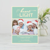 kerstfeestdag fotokaarten feestdagenkaart (Staand voorkant)