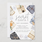 Kerstfeestdag geheim kerstcadeau-uitwisseling kaart (Voorkant)