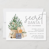 Kerstfeestdag geheime uitnodiging voor kerstfeestd (Voorkant)