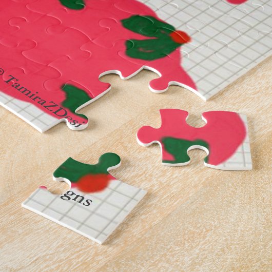 kerstfeestdag - Gele Star-feestdag Legpuzzel (Zijkant)