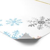 Kerstfeestdag Geslacht Stembord Poster (Hoek)