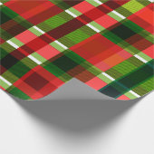 Kerstfeestdag gevarieerd vierkant buffel geplakt cadeaupapier (Hoek)