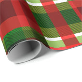 Kerstfeestdag gevarieerd vierkant buffel geplakt cadeaupapier (Rol Hoek)