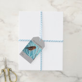 kerstfeestdag: Gift Bag met vogel Cadeaulabel (Met Touw)