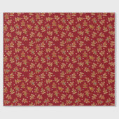 Kerstfeestdag Gingerbrood Autisme Cadeaupapier (Vlak)