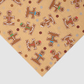 Kerstfeestdag Gingerbrood Autisme Tissuepapier (Detail)